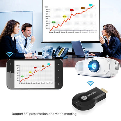 TV Stick WiFi HDMI-compatible Media Video Streamer TV Dongle Receiver for AnyCast M2 Plus for Airplay 1080P for DLNA Miracast